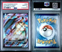 GEM MINT FULL ART Mimikyu VMAX! PSA 10! 2022 Pokemon TCG Brilliant Stars #69/172 - Image 3