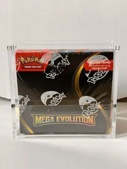 Pokemon:Mega Evolution Enhanced Booster Box(36 Packs) Sealed & New Acrylic Case - Image 1