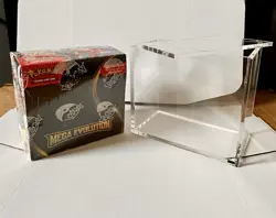 Pokemon:Mega Evolution Enhanced Booster Box(36 Packs) Sealed & New Acrylic Case - Image 2