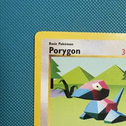 Pokemon Vintage First Edition Porygon 039/102 Base Set (Shadowless) Wotc 1999 - Image 2