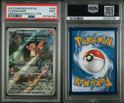 PSA 9 MINT Pokemon Charmander 044 Obsidian Flames PC ETB Exclusive 2023 Promo - Image 3