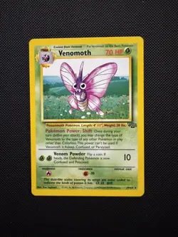 Venomoth 29/64 - Jungle Non Holo Rare Pokemon TCG NM - Image 1