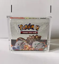 Pokemon-Obsidian Flames Booster Box(36 Packs)Factory Sealed & New Acrylic Case. - Image 1