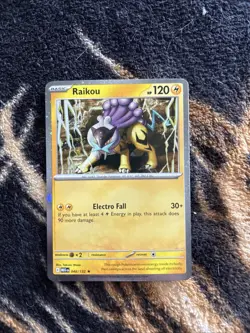 Pokemon TCG Mega Evolutions Raikou #48/132 Cosmos Holo Rare NM Condition - Image 2