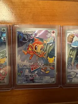 Chimchar, Piplup, Turtwig Pokemon 30th Anniversary First Partner Set of 3 Promo - Image 3
