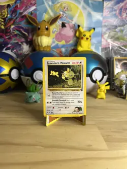 Giovanni's Meowth 43/132 Gym Challenge NM Pokemon - Image 1
