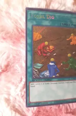 Yu-gi-oh! Fossil Dig (Secret Rare) SGX4-ENC14 1st Edition Speed Duel TCG - Image 2