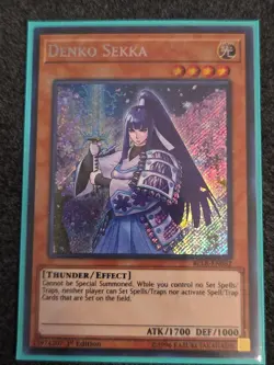 Denko Sekka BLLR-EN052 (Secret Rare, 1st Edition, Near Mint / NM) Yugioh - Image 1