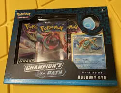 Champion’s Path Pokemon Pin Collection Hulbury Gym New Factory Sealed 820650804847 - Image 1