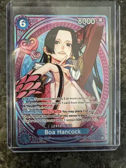 Bandai Boa Hancock EB03-026 Extra Booster Heroines Special Foil 8000 Power SP - Image 1
