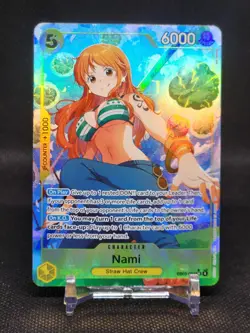 One Piece CCG Nami 053 Alternate Art Heroines Edition EB-03 English SR* - Image 1