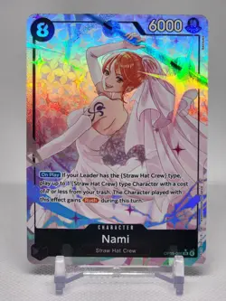 One Piece Nami 086 Alternate Art Adventure on Kami's Island OP15-EB04 - Image 1