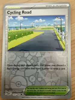 Pokemon TCG - Cycling Road SV: Scarlet & Violet 151 157/165 NM - REVERSE HOLO - Image 1