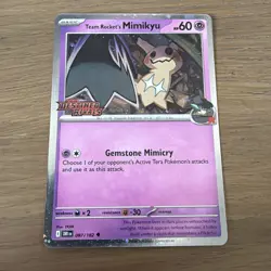 Team Rocket's Mimikyu (Prerelease) 087/182 Miscellaneous Cards & Products Holo - Image 1