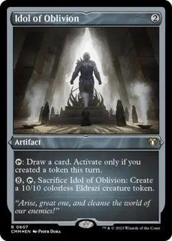 Idol of Oblivion (Foil Etched) -Foil Near Mint MTG Commander Masters - Image 1
