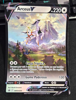 Pokemon Spark + Arceus v jumbo card NM Brazil exclusive - Portuguese - Image 1