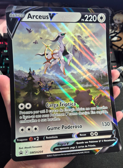 Pokemon Spark + Arceus v jumbo card NM Brazil exclusive - Portuguese - Image 3