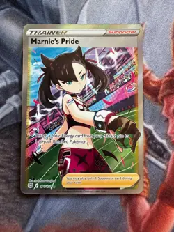 Pokemon TCG Marnie's Pride Full Art Holo Ultra Rare Card Brilliant Stars 171/172 - Image 1