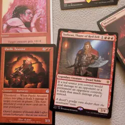 Commander Magic Deck MTG Cards = Heavily Enjoyed Pure Red BURN Double Damage Fun - Image 1