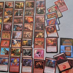 Commander Magic Deck MTG Cards = Heavily Enjoyed Pure Red BURN Double Damage Fun - Image 2