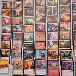 Commander Magic Deck MTG Cards = Heavily Enjoyed Pure Red BURN Double Damage Fun - Image 3