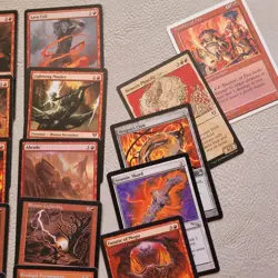 Commander Magic Deck MTG Cards = Heavily Enjoyed Pure Red BURN Double Damage Fun - Image 4