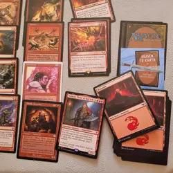 Commander Magic Deck MTG Cards = Heavily Enjoyed Pure Red BURN Double Damage Fun - Image 5