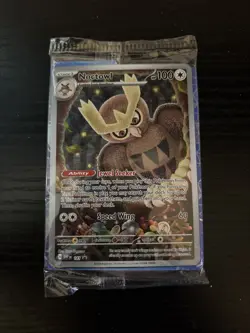 Noctowl Stellar Crown SVP 141 ETB Promo Card Sealed 2024 Pokemon TCG - Image 1