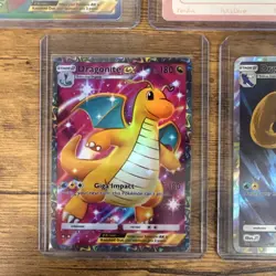 Pokemon Dragonite EX Custom Art 5 Card Lot PokeDerp Pluto Coco Foil - Image 5