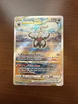Pokemon Card Darkrai Vstar GG50/GG70 Zenith Supreme Sword And Shield - Image 1