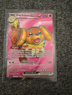 Pokemon Dachsbun ex 160/142 Stellar Crown Ultra Rare Full Art Holo NM - Image 1