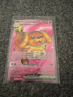 Pokemon Dachsbun ex 160/142 Stellar Crown Ultra Rare Full Art Holo NM - Image 3
