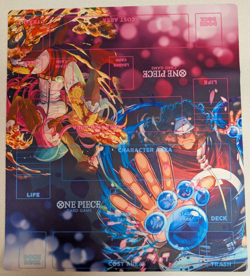 One Piece Card Game Bandai Official 2 Player Promo Playmat NEW Kuma / Bonney - Image 1