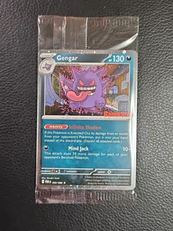 Gengar Promo Card Pokemon Perfect Order Gamestop Stamped 050/088 SEALED - Image 1
