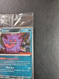 Gengar Promo Card Pokemon Perfect Order Gamestop Stamped 050/088 SEALED - Image 2