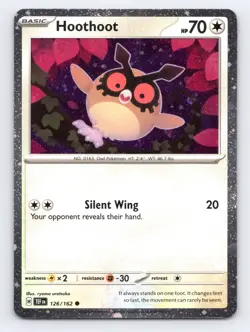 Pokemon SV: Scarlet & Violet Promo Cards Hoothoot - 126 (Cosmos Holo) 126/162 NM - Image 1