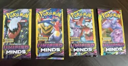 Pokemon Sun & Moon Unified Minds 3 Card Pack Lot of 12 Sealed - Image 5