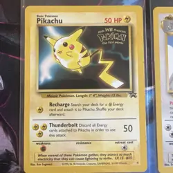 4 Pokemon Cards First Movie Set WB Black Star Promo, See Video - Image 2
