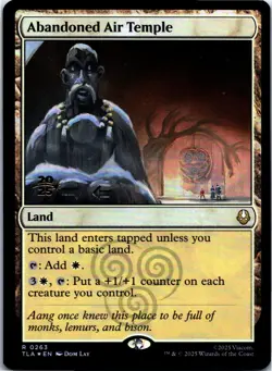 Abandoned Air Temple R Prerelease Cards 263 NM - Image 1