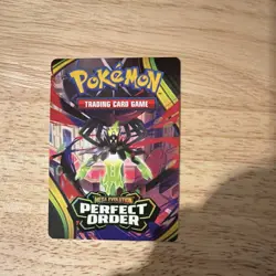 Perfect Order Trainer Tips Card featuring Mega Zygarde - Image 1