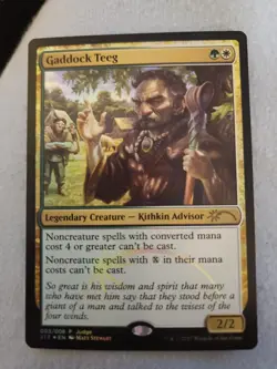 Gaddock Teeg (Judge Promo) FOIL NM MTG MAGIC CARD (485210) ABUGames - Image 1
