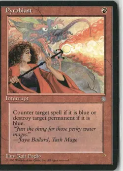 Pyroblast Ice Age Magic the Gathering - Image 1