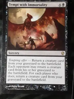 Tempt with Immortality x1 , Commander 2013 , NM , MTG , FREE SHIPPING - Image 1