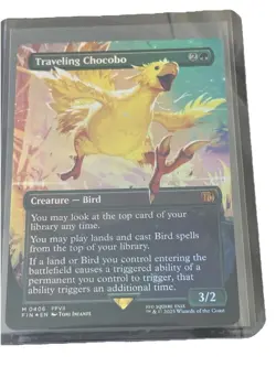 Magic The Gathering - Traveling Chocobo (Borderless) Final Fantasy Foil - Image 1