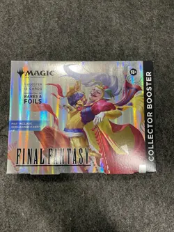 Magic The Gathering MTG Final Fantasy Collector Booster, Sealed Box is Worn - Image 1