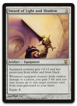 Sword of Light and Shadow #149 (LP) Darksteel DST Magic MTG - Image 1