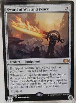 Sword of War and Peace 300/332 | Double Masters | MTG | Lightly Played - Image 1