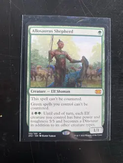 Wizards of the Coast Allosaurus Shepherd Double Masters 2022 Mythic Rare Regular - Image 1