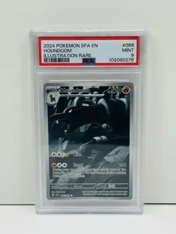 🔥2024 Pokemon Houndoom 066/064 Illustration Rare PSA 9 Mint! Shrouded Fable🔥 - Image 1