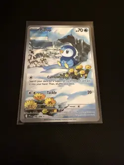 Piplup 098/094 Me02: Phantasmal Flames Holo Pokemon Card NM - Image 1